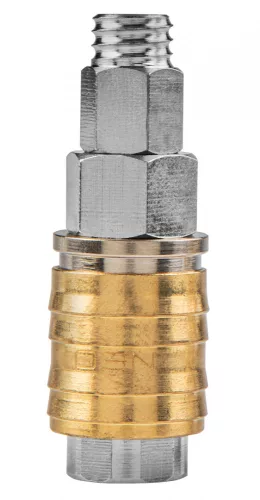 NEO Pneumatikus Gyorscsatlakozó, 8x10mm tömlőkimenetes,védőrugós (12-602)