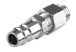 NEO Pneumatikus gyorscsatlakozó gyorsvég , 8x10mm tömlőkimenetes (12-606)