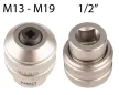 NEO Befogóadapter menetfúrókhoz, 1/2", M3-M19 (12-907)