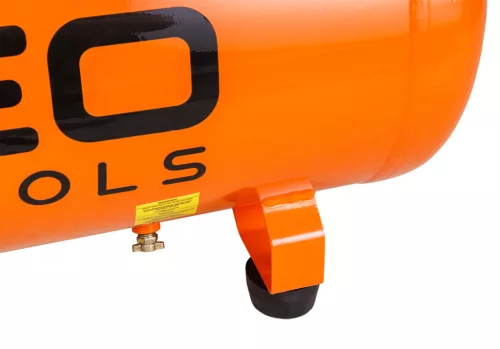 NEO Kompresszor 50L, 8 bar, 180L/perc, extra csendes, kefementes motorral, olajmentes, 80Db (12K022-1)