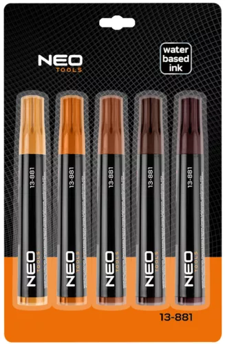 NEO Bútorjavító filc készlet, 5 db-os (13-881)