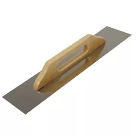   TOPEX Acél simító, rozsdamentes, 580x130mm, fanyéllel (13A249)