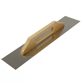   TOPEX Acél simító, rozsdamentes, 580x130mm, fanyéllel (13A249)
