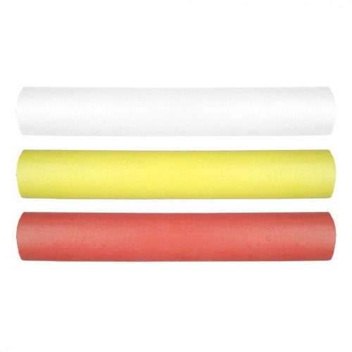 TOPEX Jelölőkréta, színes (fehér, sárga, piros) 13x85mm, 3db-os (14A968)