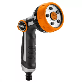   NEO Öntözőpisztoly, 5 funkciós, hüvelykujj szabályozás (15-708)