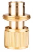NEO Tömlő gyorscsatlakozó 3/4", vízstoppos, réz (15-733)