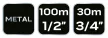 NEO Tömlődob, fém, tömlőméret: 1/2" max100m, 3/4" max30 m (15-790)