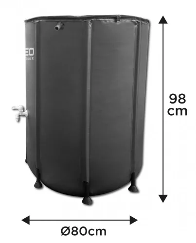 NEO Esővízgyűjtő tartály, összecsukható, PVC, 500L (15-952)