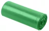 NEO Szemeteszsák 120l, 70x110cm, zöld, erősített húzószalagos, vastagság:40mic, 10db (15-991)