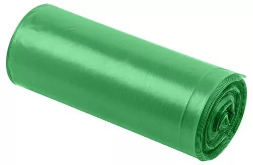 NEO Szemeteszsák 200l, 90x120cm, zöld, erősített húzószalagos, vastagság:40mic, 10db (15-992)