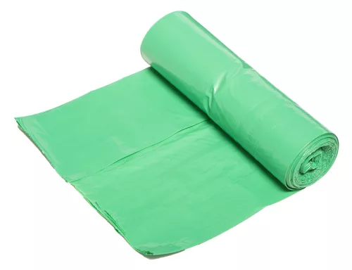 NEO Szemeteszsák 200l, 90x120cm, zöld, erősített húzószalagos, vastagság:40mic, 10db (15-992)