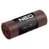 NEO Szemeteszsák 120l, 70x110cm, barna, erősített, vastagság:35mic, 10db (15-994)