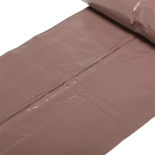 NEO Szemeteszsák 120l, 70x110cm, barna, erősített, vastagság:35mic, 10db (15-994)