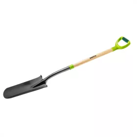   VERTO Palántázó ásó, fanyéllel, műanyag markolat, 1280mm (15G014)