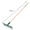VERTO Gereblye, 14 fogú, fa nyéllel (15G057)