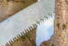 VERTO Ágvágó fűrész, fűrészlap: 350mm, 7 TPI, övre csatolható védőtokkal (15G101)