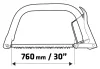 VERTO Keretes fűrész 760mm 30" (15G155)