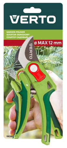 VERTO Metszőolló mellévágó, állítható pengenyílás, VÁGÓKAPACITÁS: 12mm, teflon bevonat (15G202)