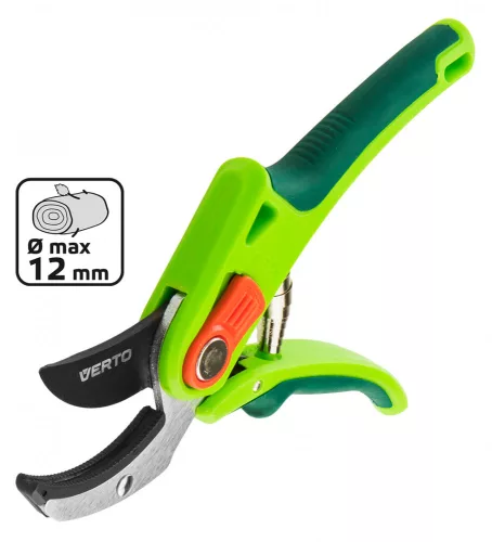 VERTO Metszőolló, rávágó, állítható penge nyílás, VÁGÓKAPACITÁS: 12mm, teflon bevonat (15G203)