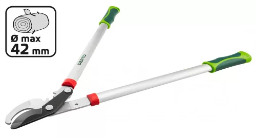 VERTO Ágvágó, mellévágó, áttételes, alumínium nyél, 690mm, vágókapacitás: 42mm (15G256)