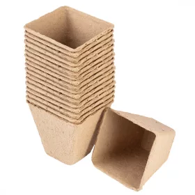   VERTO Palántázó doboz, papír, 8x8x7,8cm, 18 db/cs (15G464)