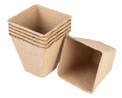 VERTO Palántázó doboz, papír, 8x8x7,8cm, 18 db/cs (15G464)