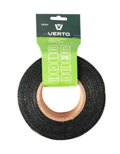 VERTO Kerti növénykötöző szalag, hálós, 30mm/50m (15G471)