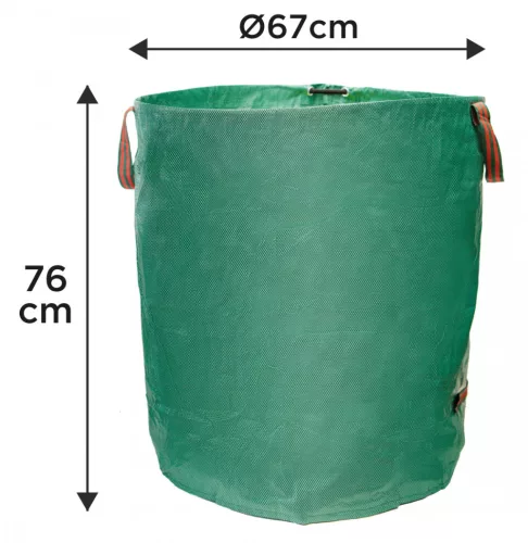 VERTO Kerti táska 270 L, 150 g/m2; PP; párnázott peremmel, 3 fogantyúval, 67 x 76 cm (15G541)