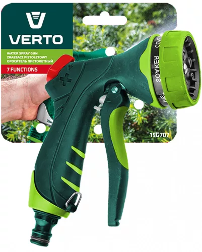VERTO Öntözőpisztoly, 7 funkciós (15G707)