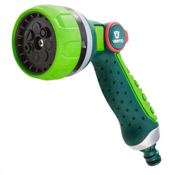   VERTO Öntözőpisztoly, 7 funkciós, hüvelykujj szabályozás (15G710)