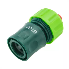   VERTO 30db Tömlő gyorscsatlakozó 3/4" vizstoppos, kínálódobozban (15G723-30)