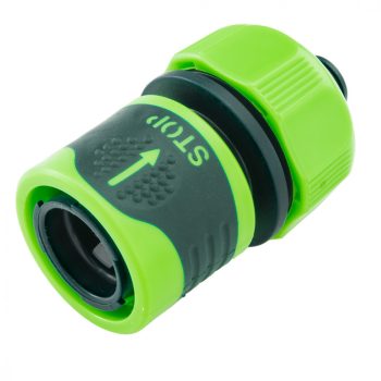   VERTO 30db Tömlő gyorscsatlakozó 3/4" vizstoppos, kétkomponensű, kínálódobozban (15G733-30)