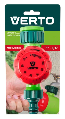 VERTO Mechanikus öntözőidőzítő óra, max.120perc (15G750)