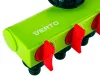 VERTO Vízelosztó, 4 utas, Csapcsatlakozó, zárható (15G761)