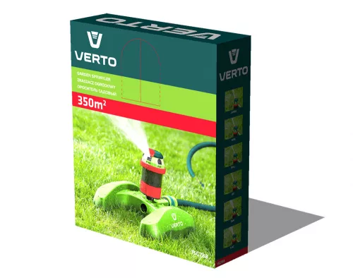 VERTO Köresőztető, öntöző, 6 funkciós, 350 m2 (15G788)