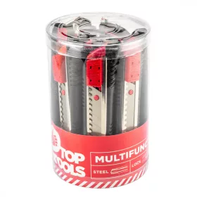   Top Tools Törhető pengés kés 18mm - 12db kínáló dobozban (17B528-12)