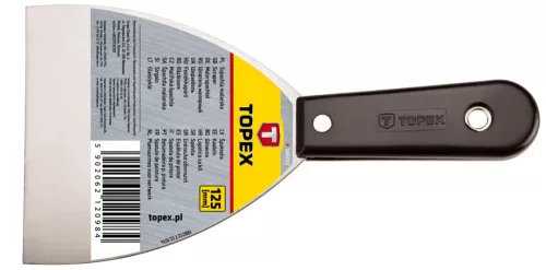 TOPEX Festékkaparó 125MM Műanyag NYÉLLEL (18B212)