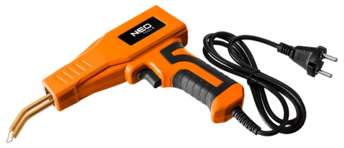 NEO Műanyag forrasztó/hegesztő pisztoly készlet kapcsokkal 50W, 200 db kapocs (19-158)