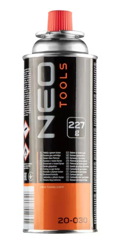 NEO Gázforrasztó készlet, fej + eldobható palack (EN 417 227g) (20-041)