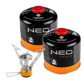 NEO Kemping gázégő+ 2db gázpalack (20-060)