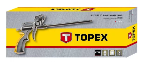 TOPEX KINYOMÓPISZTOLY purhabhoz, teflonos (21B507)