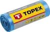 TOPEX Szemetesszák 120 l, kék, 10 db, nagyon erős, méretek:70x110 cm, vastagság: 40 mic, LDPE fólia (23B258)