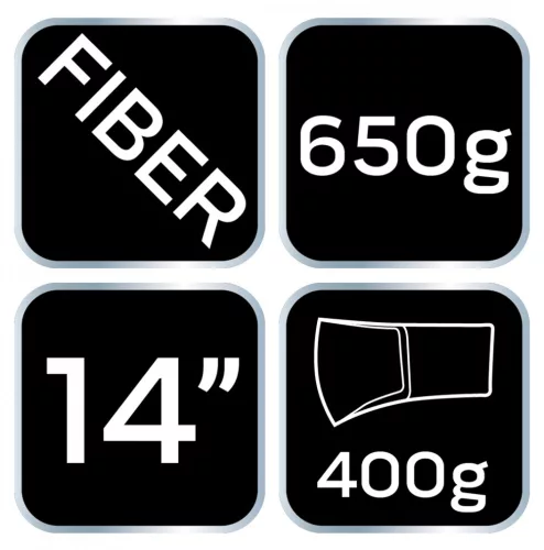 NEO Balta 650g, Fej 400g, üvegszál nyél 14" (27-030)