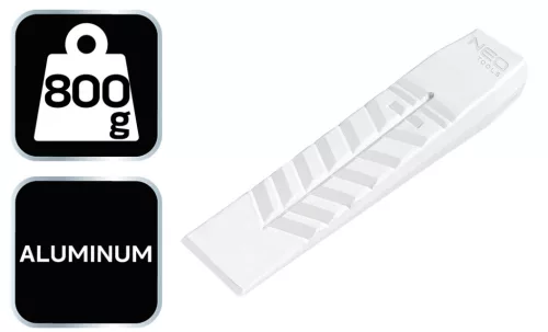 NEO Alumínium fahasító ék 800g, fogazott (27-212)