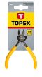 TOPEX Precíziós oldalcsípő fogó 140mm (32D031)
