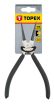 TOPEX ZÉGERGYŰRŰ FOGÓ 180MM BELSŐ EGYENES (32D308)
