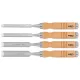 NEO Favéső készlet 6, 12, 18, 24 mm, 4 db-os fa nyéllel (37-800)