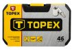 TOPEX Dugókulcskészlet 1/4" 46R (38D640)