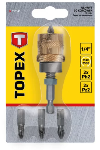 TOPEX BEHAJTÓFEJ 1/4" (39D340)
