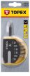 TOPEX Csavarhúzó bitkészlet 6db (39D350)